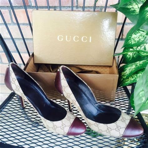 designer heels gucci|gucci heels size 10.